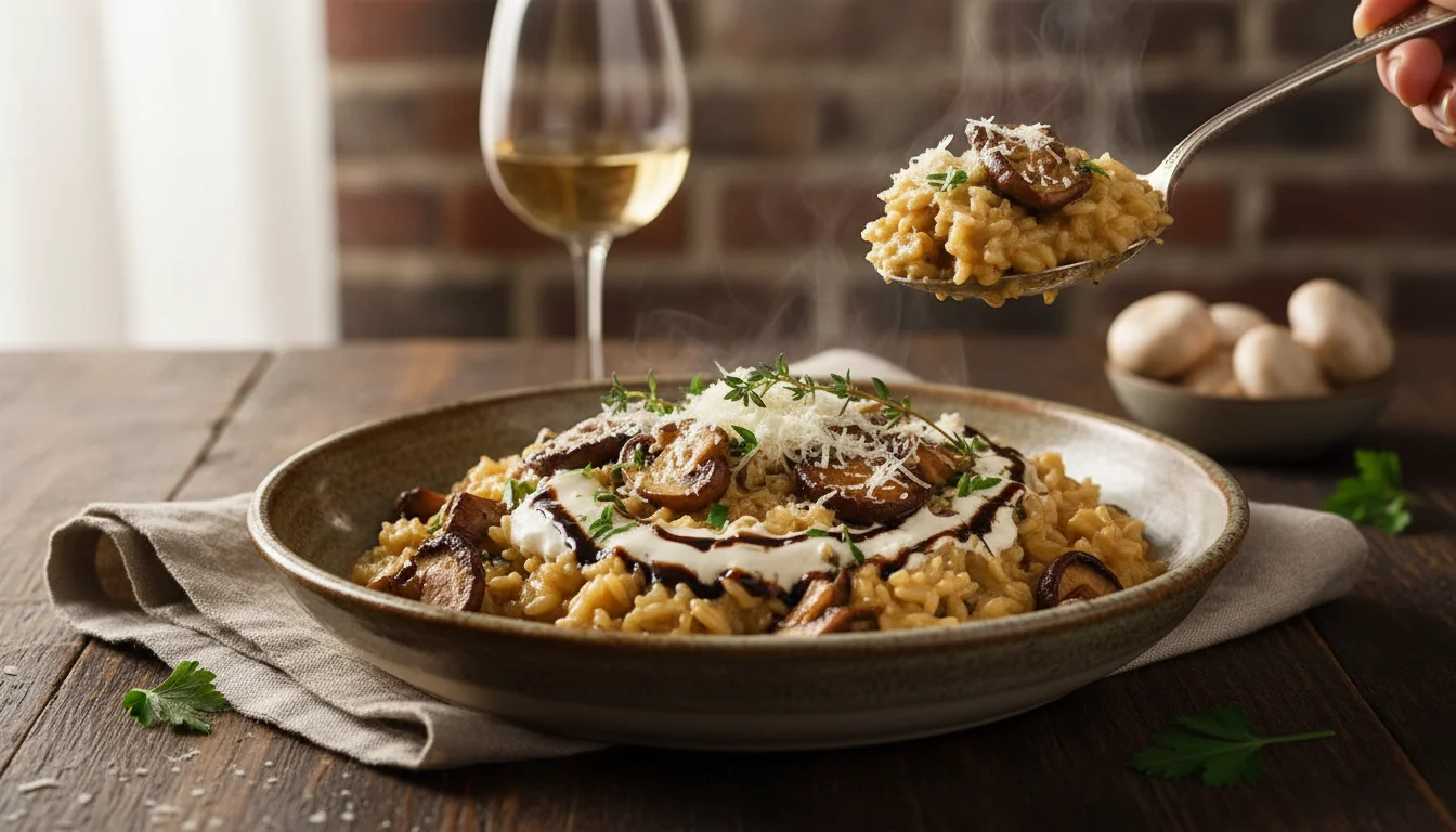 Umami mushroom risotto - Savory - Umami Bomb Mushroom Risotto Creamy Italian Delight - Master umami mushroom - Gemini Auto Post